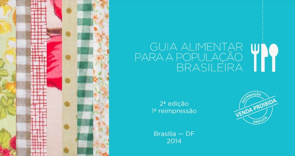 capa guia alimentar para população brasileira